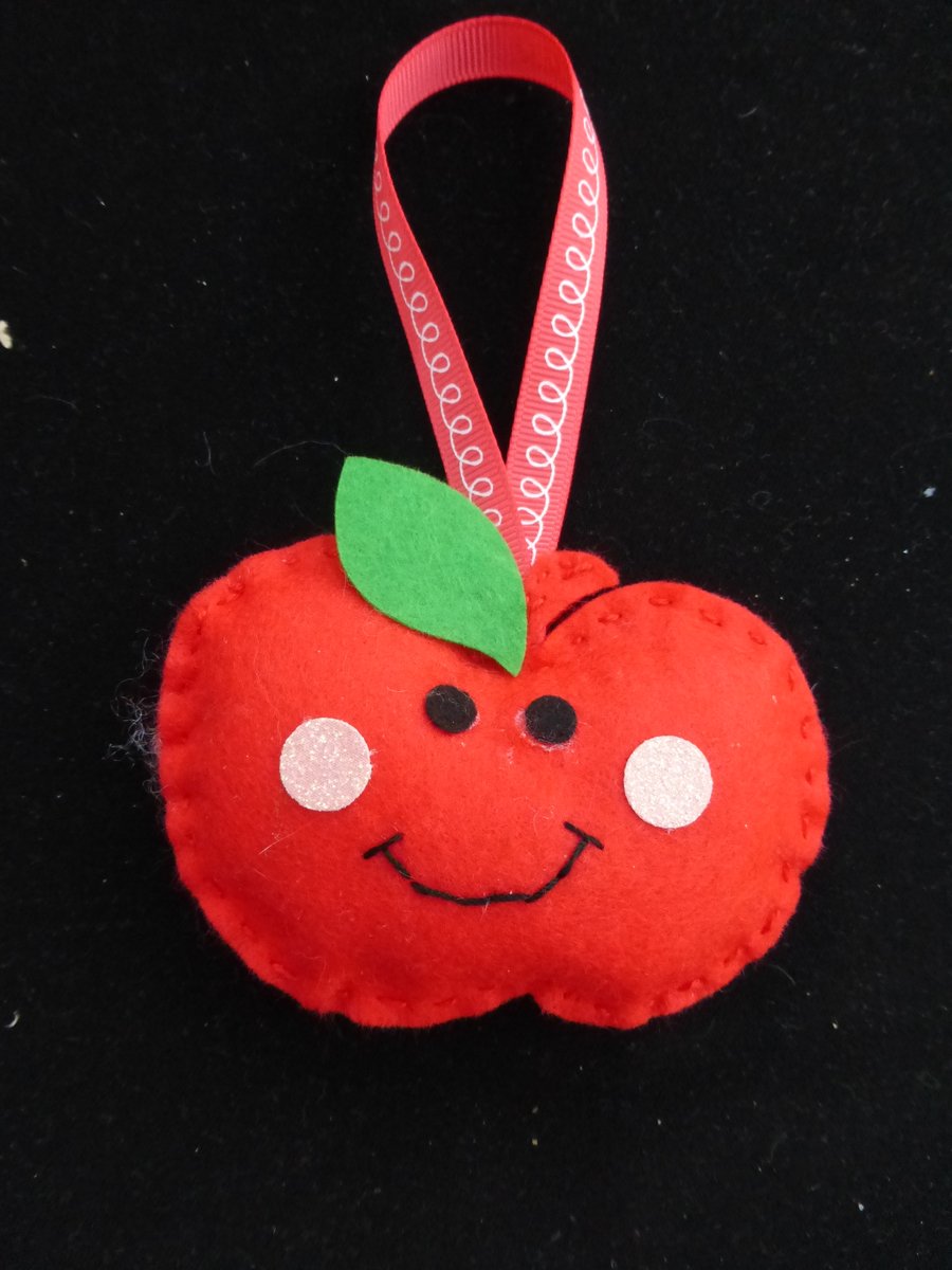 Teachers Smiley Apple Decoration