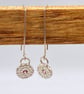 Sterling Silver Pink Tourmaline Earrings  - Image 4