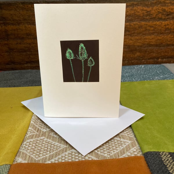 Grasses - Green Greeting Card