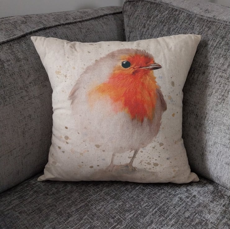Bird print store cushion covers
