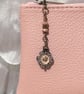 Small bohemian pansy flower zip charms - Image 10