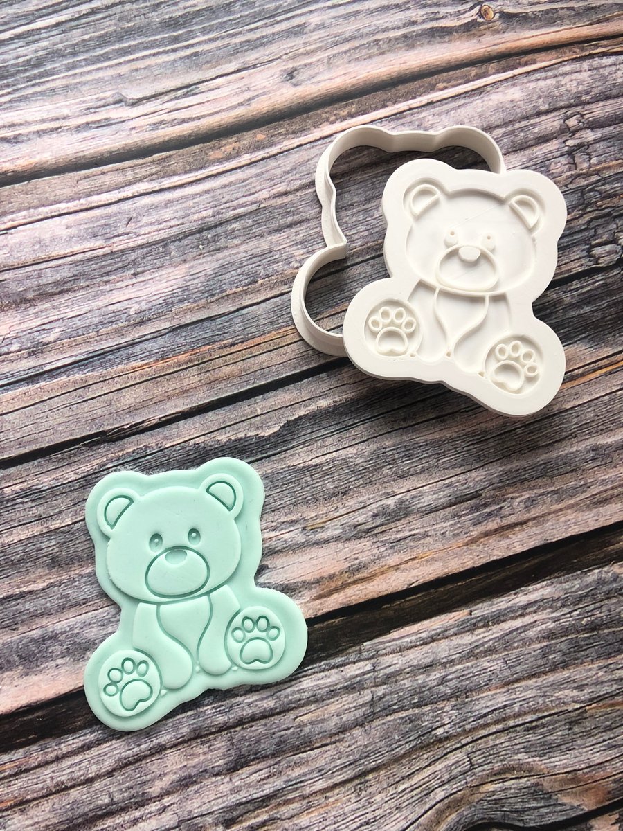 Teddy Bear Cookie Cutter and Embosser 