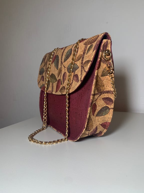 Autumn Leaf Crossbody Handbag