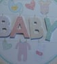 Neutral New Baby Card - Washing Line - Image 2