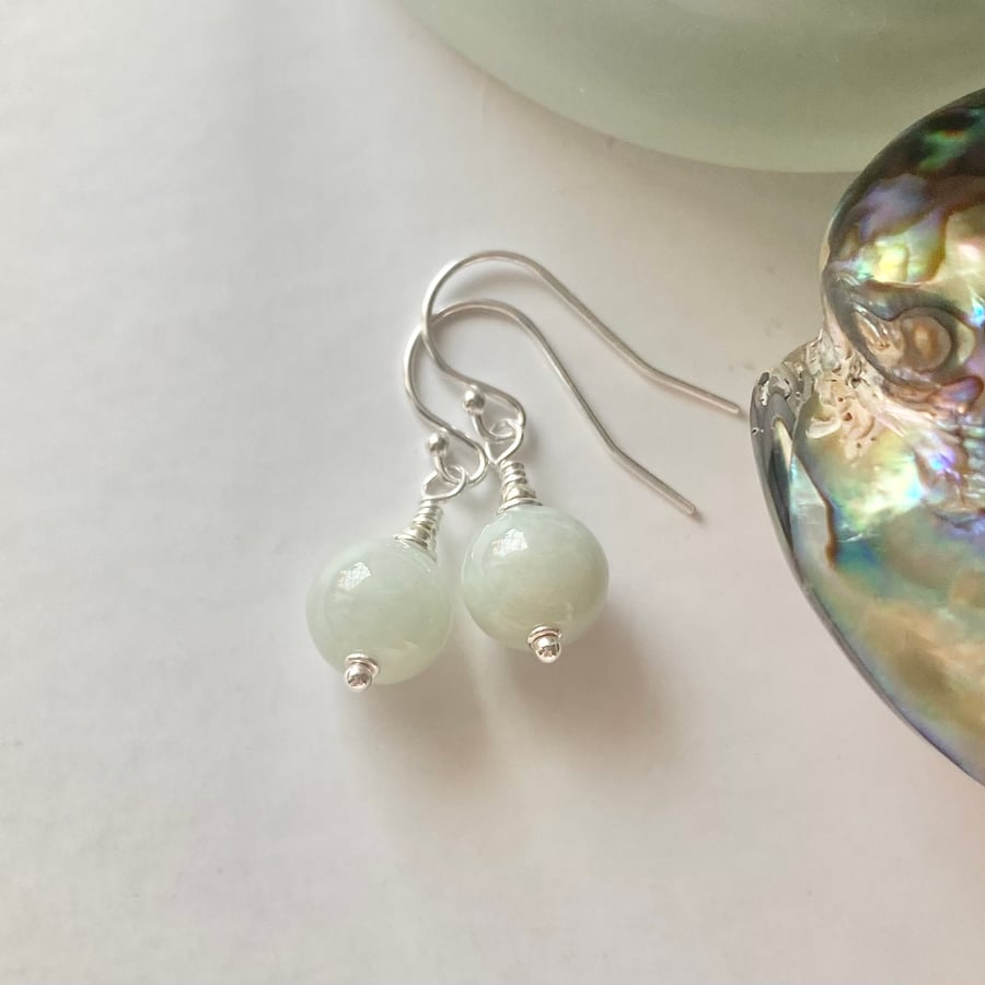 Burmese Jade earrings