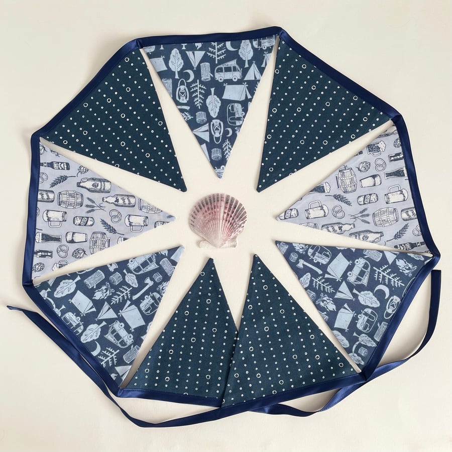 Gone Camping - large reversible bunting