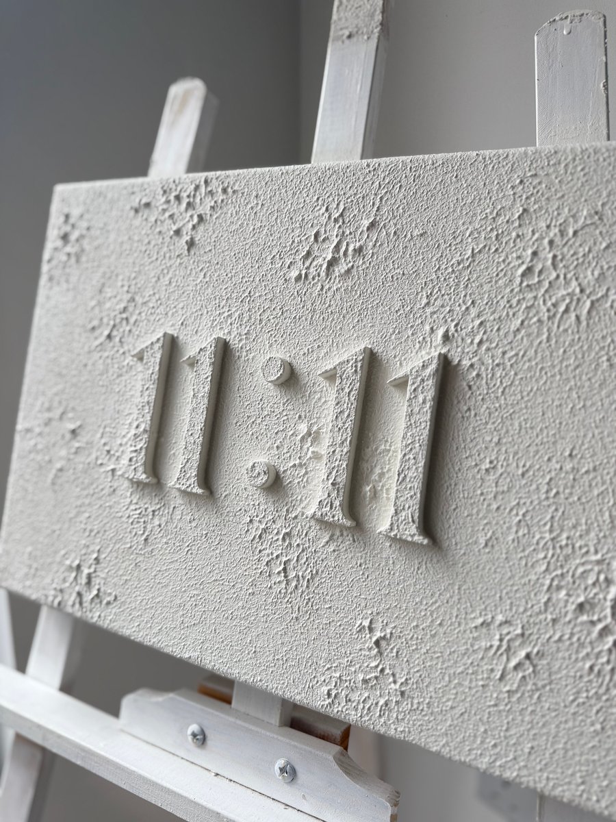 Textured Canvas- A3 Angel Numbers 