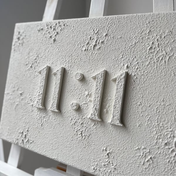 Textured Canvas- A3 Angel Numbers 