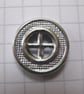 10 Small Silver Wheel Buttons - Image 3