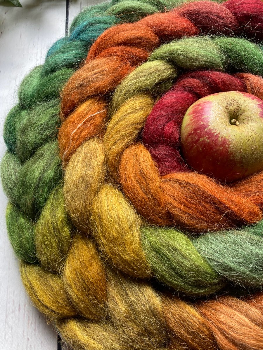 Albion Spinning fibre 100g Rosy Apples