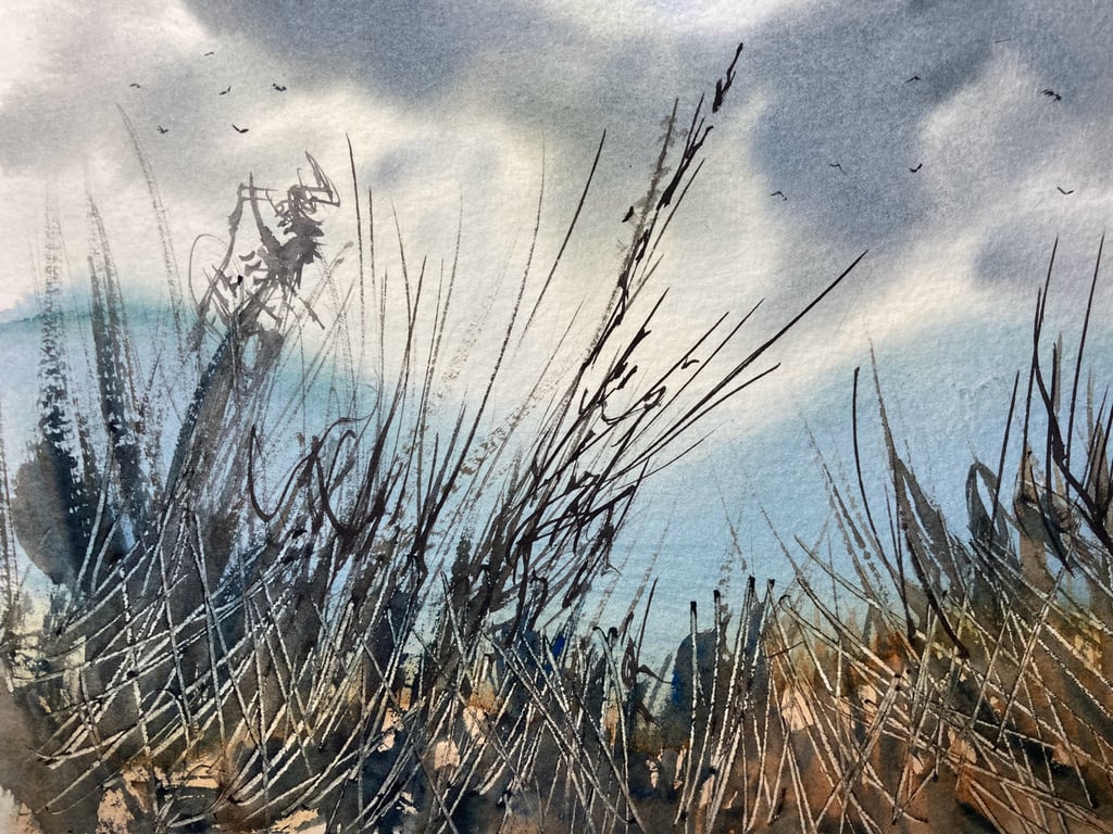 Highland view (Original Watercolour)   