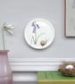 Bluebell and snail mini wall plate - Image 2