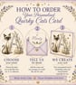 Personalised Initial Cat Card – Quirky Cats A-Z Birthday Card – Handmade Card - Image 2