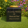  Personalised Granite Memorial Vase Plaque Grave rose bowl Cemetery Vase 