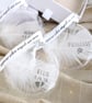 Personalised Feather Memorial Bauble, Round Glass Christmas Ornament, Name Date  - Image 8