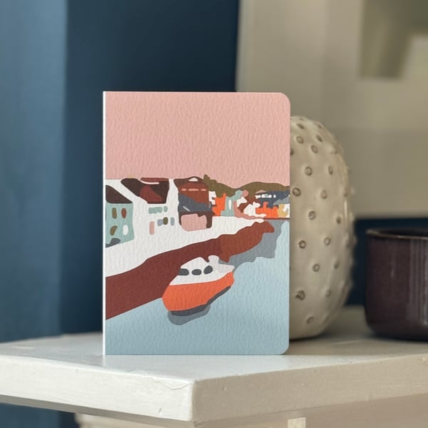 New Beginnings Card Sailing away boat moving (5-pack)