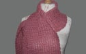Rich Pink Shade Crochet Scarves