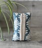 Blue  Linen Cotton  Fabric Tissue Holder  - Image 4