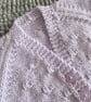 16" Baby Girls Knots V Neck Cardigan (Lilac) - Image 3