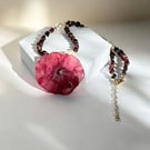 Sacred Crimson Poppy Necklace
