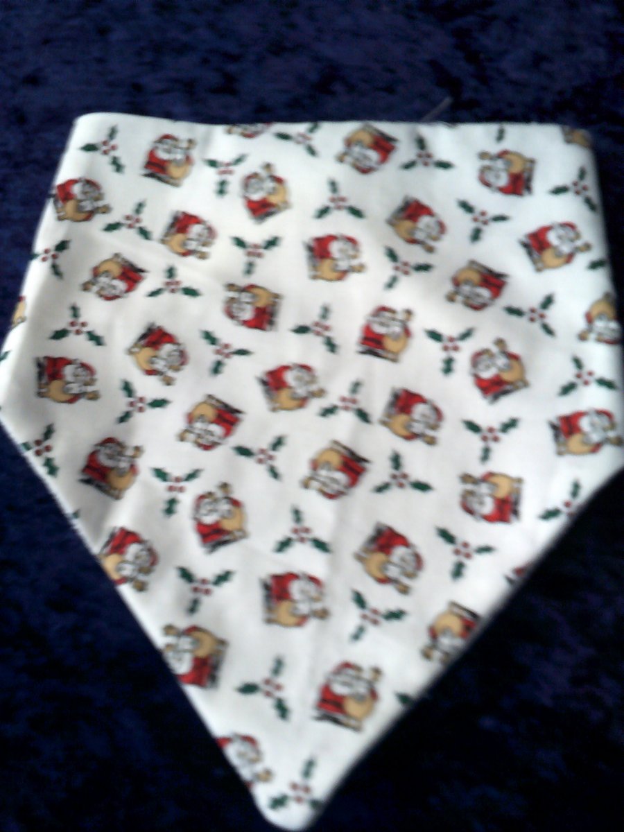 Santa & Rudolph Dribble Bib