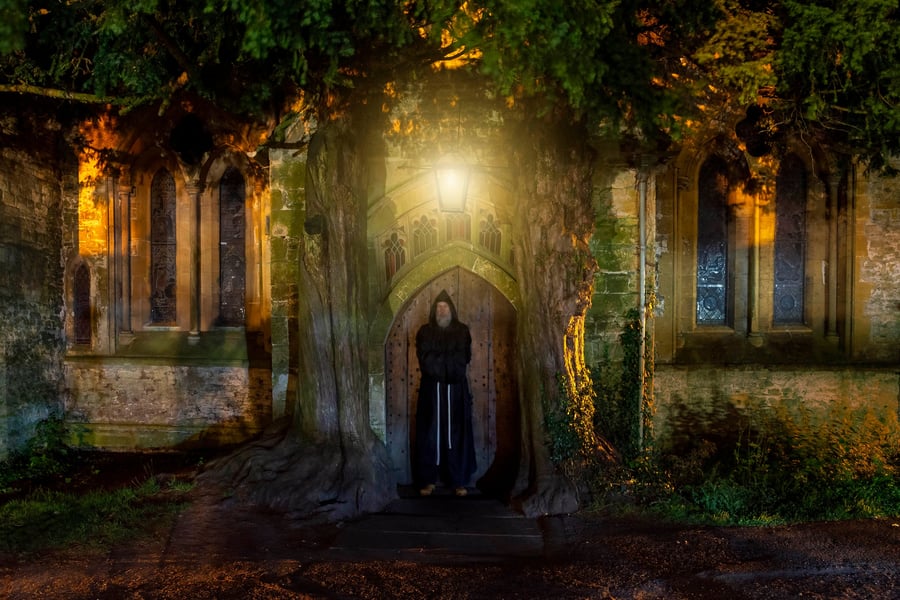 The Mage in the doorway print