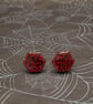 D20 Dice Resin Stud Earrings - Image 2