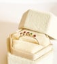 Mixed Garnet Gemstone Silver Ring Handmade  - Image 3