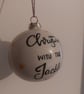 Christmas bauble, bauble, tree decoration, personalised bauble - Image 5