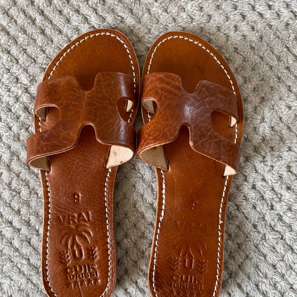 Real leather handmade sandals