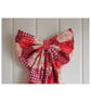 Red oversized bow, made using English Paper Piecing technique - Image 8