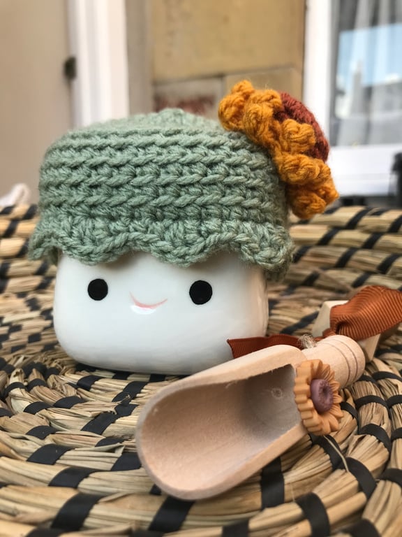 Marshmallow MUG Sunflower  Green set 3pc F244