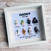 Star Wars Personalised Lego Minifigure Frame (8 figs)