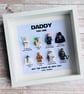 Star Wars Personalised Minifigure Frame (8 figs) - Image 1