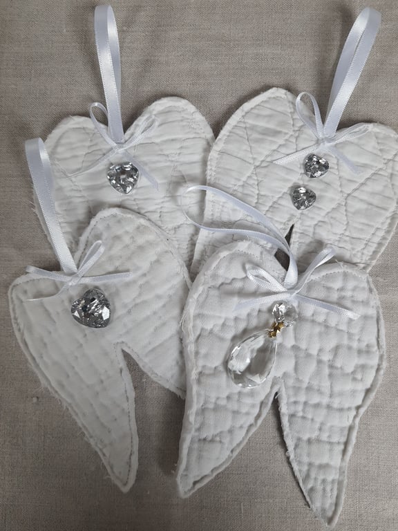 Set of 4 Angel Wings 