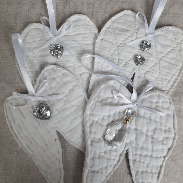 Set of 4 Angel Wings 