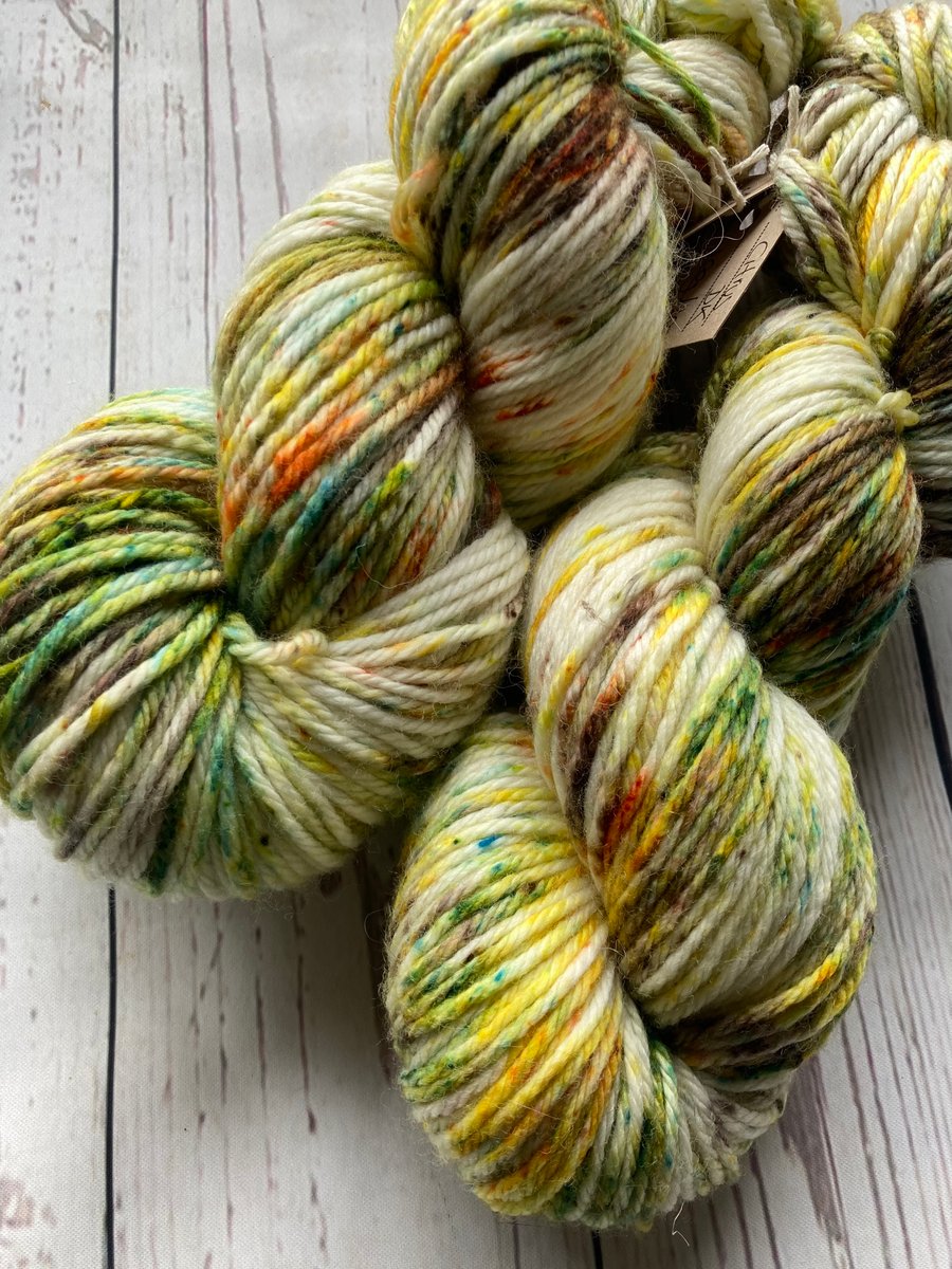 Hand dyed sock yarn DK Merino Nylon 100g