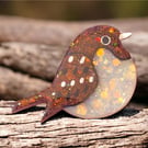 Sparrow brooch, Handmade resin brooch, sparrow, sparrow gift, bird gift, birds