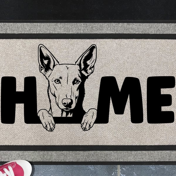 Podenco Doormat No.4 - All Weather - Podenco Welcome Mat, 45x70cm 