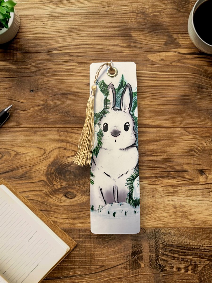 Snow bunny bookmark