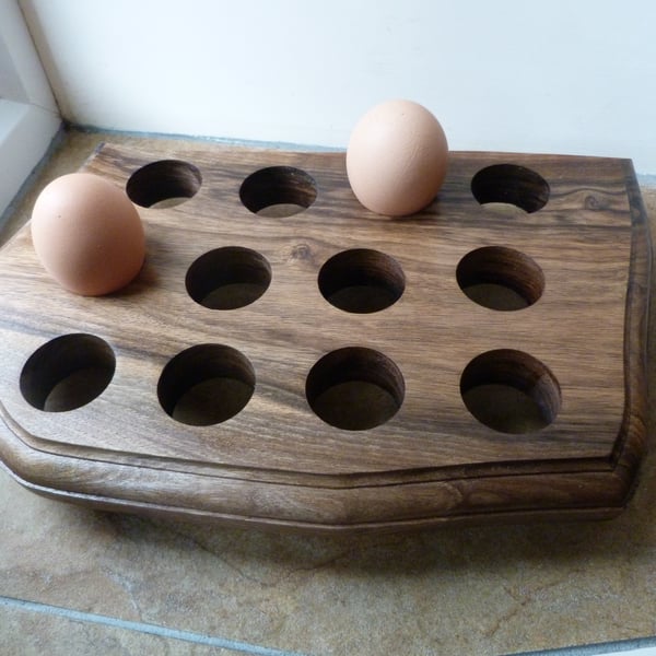 WOODEN  EGG  STAND