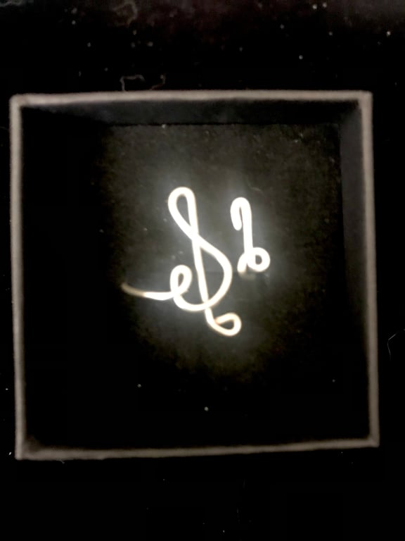 Silver ring - Tarnish Resistant Size S - Adjustable