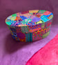 Set of 4 oval, hand painted gift boxes - Image 5