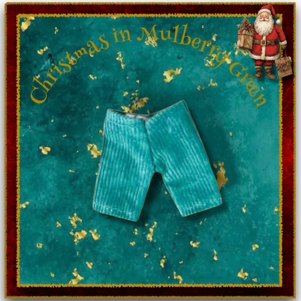 Little Nippers Turquoise Corduroy Trousers 