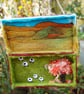 Needle felted Yorkshire Dales landscape in a vintage tin - Image 3