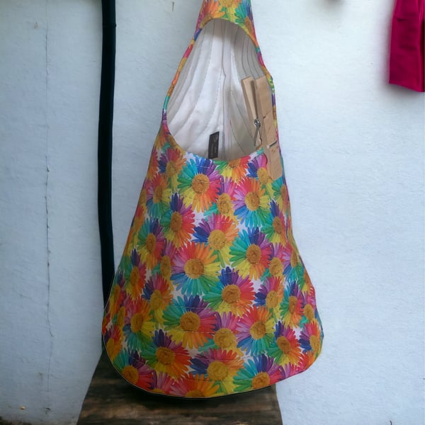 Peg Bag - Rainbow Daisies 