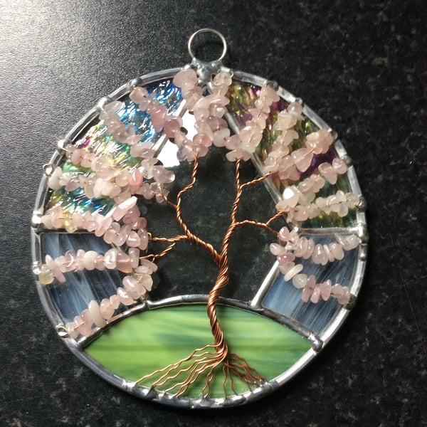 Special edition Rose Quartz tree of life  (0512)