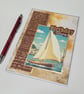 SOLD: Nautical Birthday Card for Him - Handmade Sailing Boat Birthday Card - Image 4