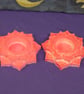 Small Lotus Flower Pink Tealight Holder - Handmade Stonecast