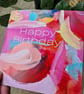 Abstract art colourful birthday card - Image 3